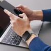 Uniq Revix Magnetic Strap for Apple Watch 42 / 44 / 45 / 49 mm - Black and Orange Uniq Revix Magnetic Strap for Apple Watch 42 / 44 / 45 / 49 mm - Black and Orange