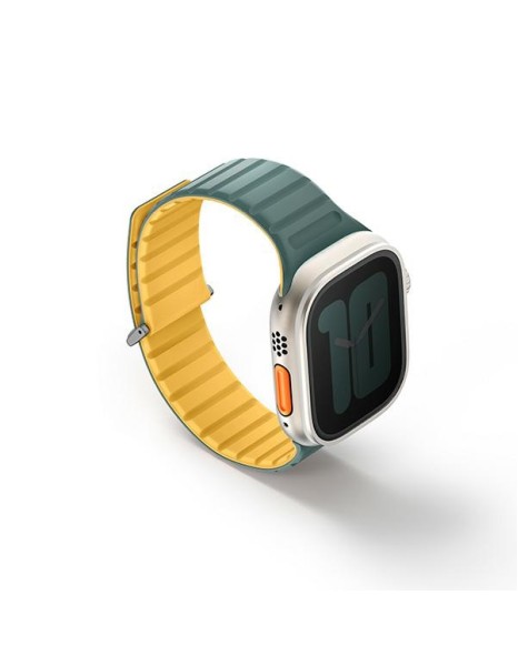 Uniq Revix Evo Magnetic Strap for Apple Watch 42 / 44 / 45 / 49 mm - Green-Yellow Uniq Revix Evo Magnetic Strap for Apple Watch 42 / 44 / 45 / 49 mm - Green-Yellow