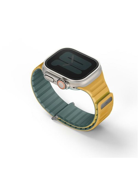 Uniq Revix Evo Magnetic Strap for Apple Watch 42 / 44 / 45 / 49 mm - Green-Yellow Uniq Revix Evo Magnetic Strap for Apple Watch 42 / 44 / 45 / 49 mm - Green-Yellow