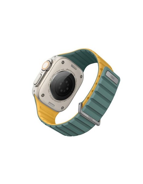 Uniq Revix Evo Magnetic Strap for Apple Watch 42 / 44 / 45 / 49 mm - Green-Yellow Uniq Revix Evo Magnetic Strap for Apple Watch 42 / 44 / 45 / 49 mm - Green-Yellow
