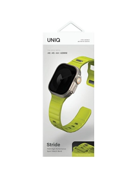 Uniq Stride Apple Watch Strap 42 / 44 / 45 / 49 mm - Lime