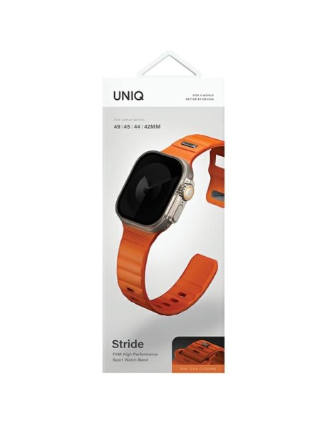 Uniq Stride Apple Watch Strap 42 / 44 / 45 / 49 mm - Orange Uniq Stride Apple Watch Strap 42 / 44 / 45 / 49 mm - Orange