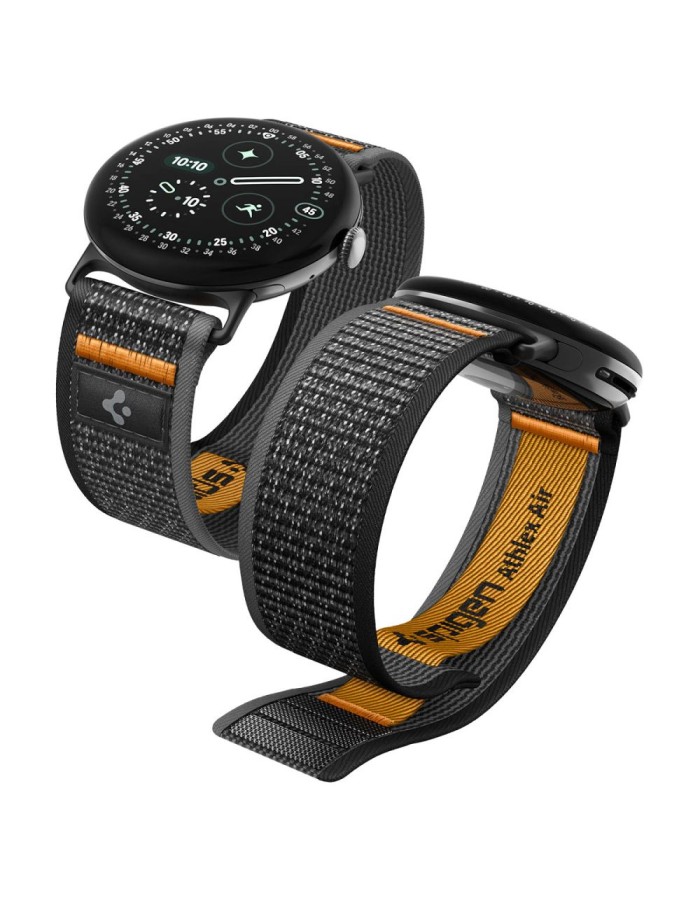 Spigen Athlex Air band for Google Pixel Watch 41 mm - black and orange