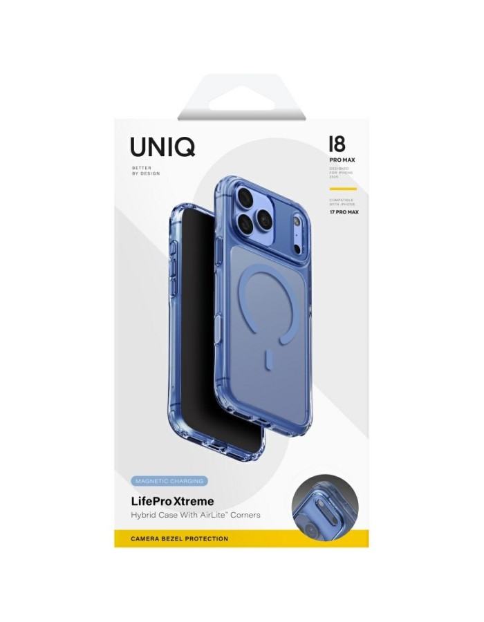 Uniq LifePro Xtreme Case for iPhone 18 Pro Max / 17 Pro Max Magclick Charging - Blue Uniq LifePro Xtreme Case for iPhone 18 Pro Max / 17 Pro Max Magclick Charging - Blue