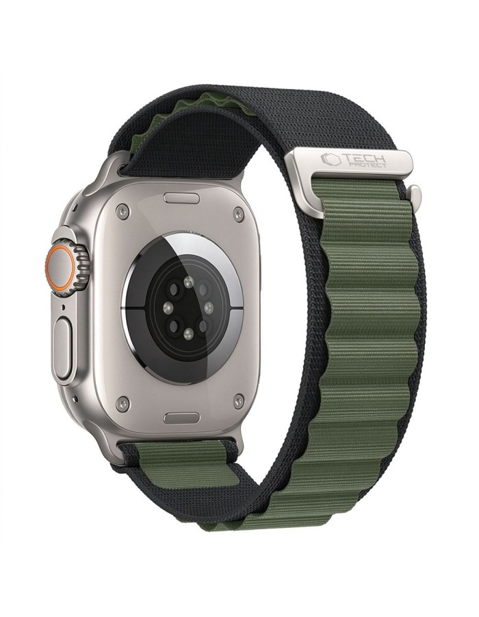 Tech-Protect Nylon Pro Band for Apple Watch 44 / 45 / 46 / 49 mm - green Tech-Protect Nylon Pro Band for Apple Watch 44 / 45 / 46 / 49 mm - green