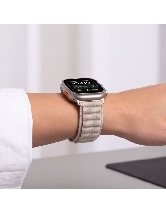 Tech-Protect Nylon Pro Band for Apple Watch 44 / 45 / 46 / 49 mm - beige Tech-Protect Nylon Pro Band for Apple Watch 44 / 45 / 46 / 49 mm - beige