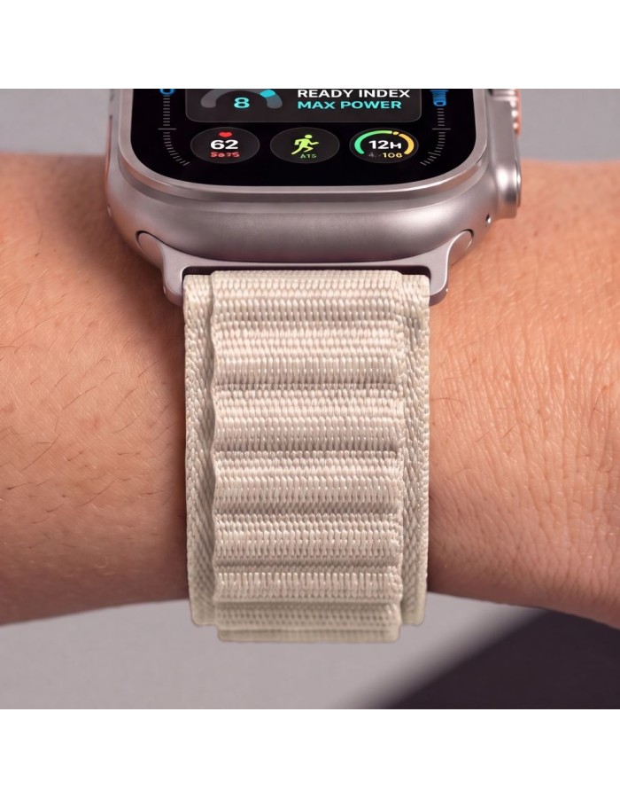 Tech-Protect Nylon Pro Band for Apple Watch 44 / 45 / 46 / 49 mm - beige Tech-Protect Nylon Pro Band for Apple Watch 44 / 45 / 46 / 49 mm - beige