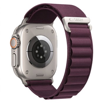 Tech-Protect Nylon Pro Band for Apple Watch 44 / 45 / 46 / 49 mm - burgundy
