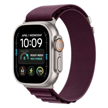 Tech-Protect Nylon Pro Band for Apple Watch 44 / 45 / 46 / 49 mm - burgundy