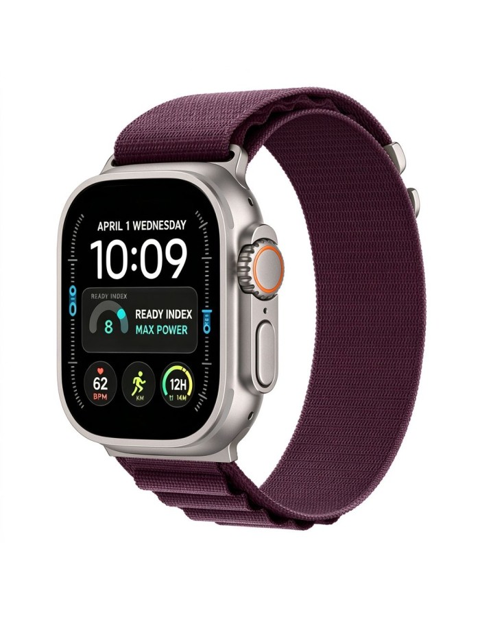 Tech-Protect Nylon Pro Band for Apple Watch 44 / 45 / 46 / 49 mm - burgundy