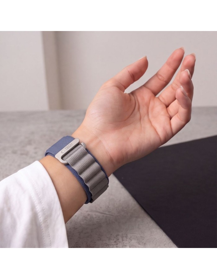 Tech-Protect Nylon Pro Band for Apple Watch 44 / 45 / 46 / 49 mm - Navy Grey Tech-Protect Nylon Pro Band for Apple Watch 44 / 45 / 46 / 49 mm - Navy Grey