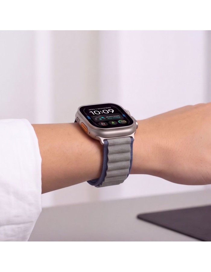 Tech-Protect Nylon Pro Band for Apple Watch 44 / 45 / 46 / 49 mm - Navy Grey Tech-Protect Nylon Pro Band for Apple Watch 44 / 45 / 46 / 49 mm - Navy Grey