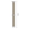 Tech-Protect Nylon Pro Band for Apple Watch 44 / 45 / 46 / 49 mm - beige-olive
