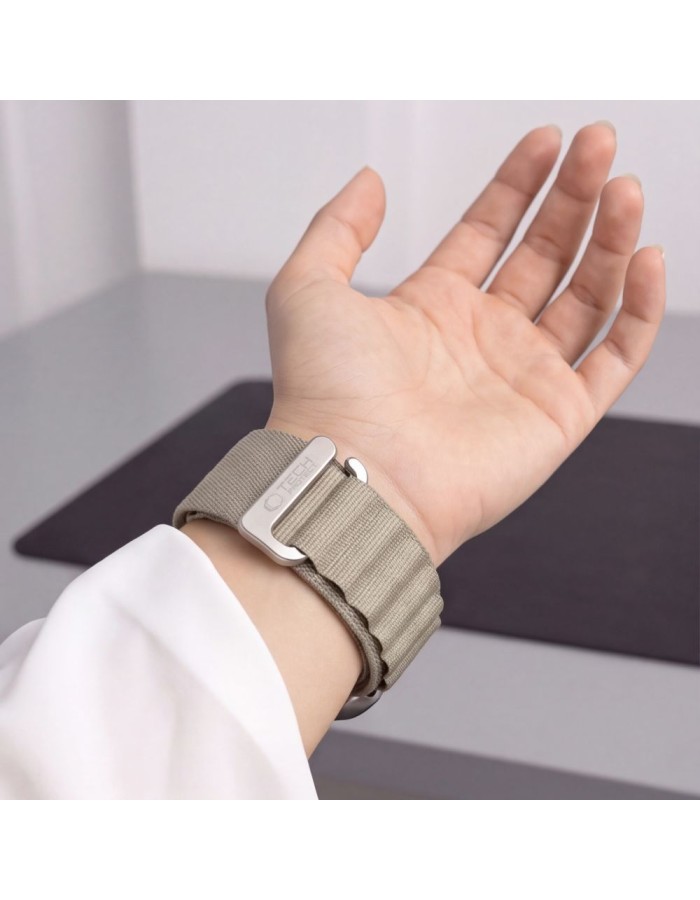 Tech-Protect Nylon Pro Band for Apple Watch 44 / 45 / 46 / 49 mm - beige-olive