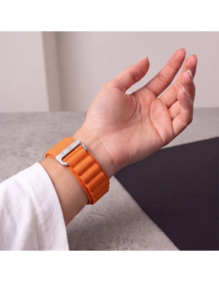 Tech-Protect Nylon Pro Band for Apple Watch 44 / 45 / 46 / 49 mm - orange Tech-Protect Nylon Pro Band for Apple Watch 44 / 45 / 46 / 49 mm - orange
