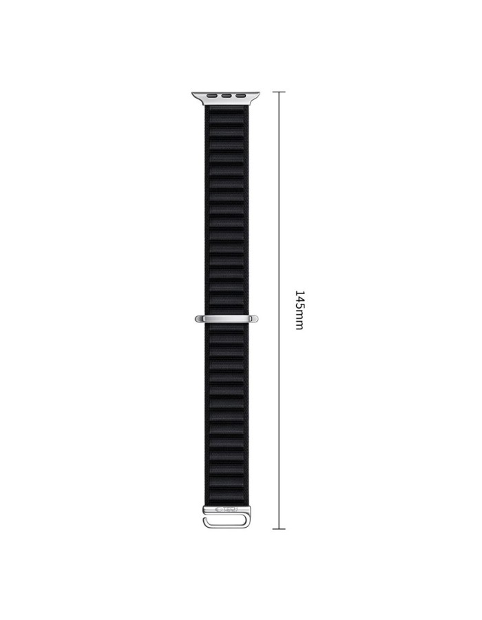 Tech-Protect Nylon Pro Band for Apple Watch 44 / 45 / 46 / 49 mm - Black