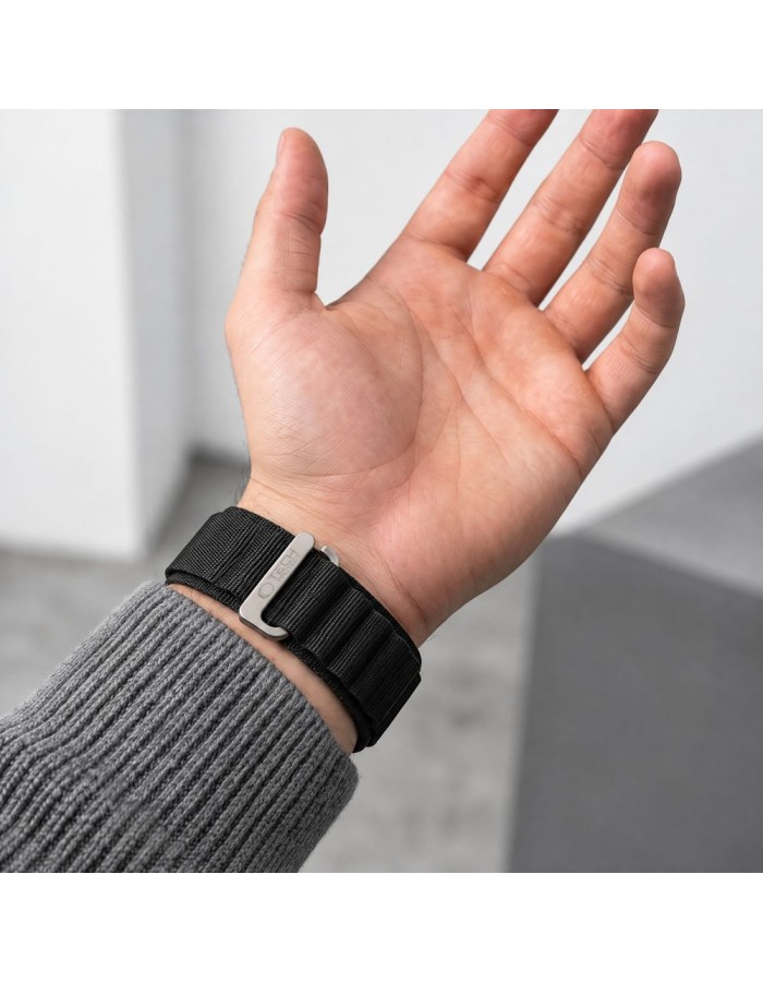 Tech-Protect Nylon Pro Band for Apple Watch 44 / 45 / 46 / 49 mm - Black