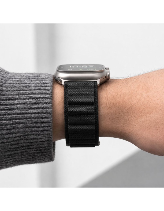 Tech-Protect Nylon Pro Band for Apple Watch 44 / 45 / 46 / 49 mm - Black