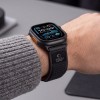 Tech-Protect Nylon Elite Band for Apple Watch 44 / 45 / 46 / 49 mm - black-orange