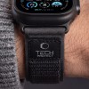 Tech-Protect Nylon Elite Band for Apple Watch 44 / 45 / 46 / 49 mm - black-orange
