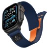 Tech-Protect Nylon Elite Band for Apple Watch 44 / 45 / 46 / 49 mm - navy-orange Tech-Protect Nylon Elite Band for Apple Watch 44 / 45 / 46 / 49 mm - navy-orange