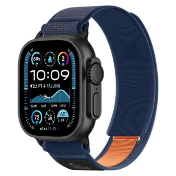 Tech-Protect Nylon Elite Band for Apple Watch 44 / 45 / 46 / 49 mm - navy-orange