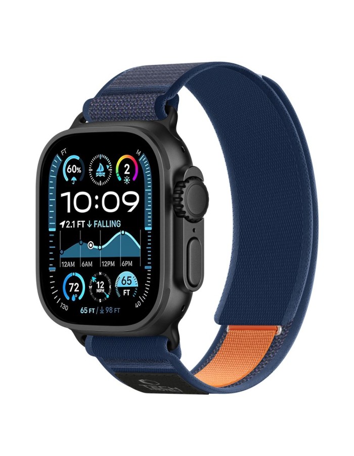 Tech-Protect Nylon Elite Band for Apple Watch 44 / 45 / 46 / 49 mm - navy-orange Tech-Protect Nylon Elite Band for Apple Watch 44 / 45 / 46 / 49 mm - navy-orange