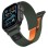 Tech-Protect Nylon Elite Band for Apple Watch 44 / 45 / 46 / 49 mm - green-orange