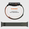 Tech-Protect Nylon Elite Band for Apple Watch 44 / 45 / 46 / 49 mm - green-orange Tech-Protect Nylon Elite Band for Apple Watch 44 / 45 / 46 / 49 mm - green-orange