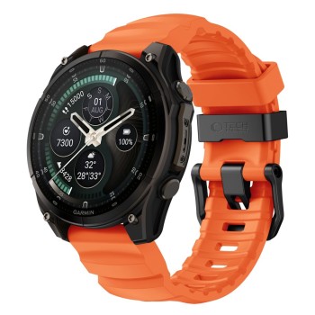 Tech-Protect Motion Band for Garmin Fenix 5X / 5X Plus / 6X / 6X Pro / 7X / 8 / 8 Pro / 9 / 9 Pro (51 mm) - orange