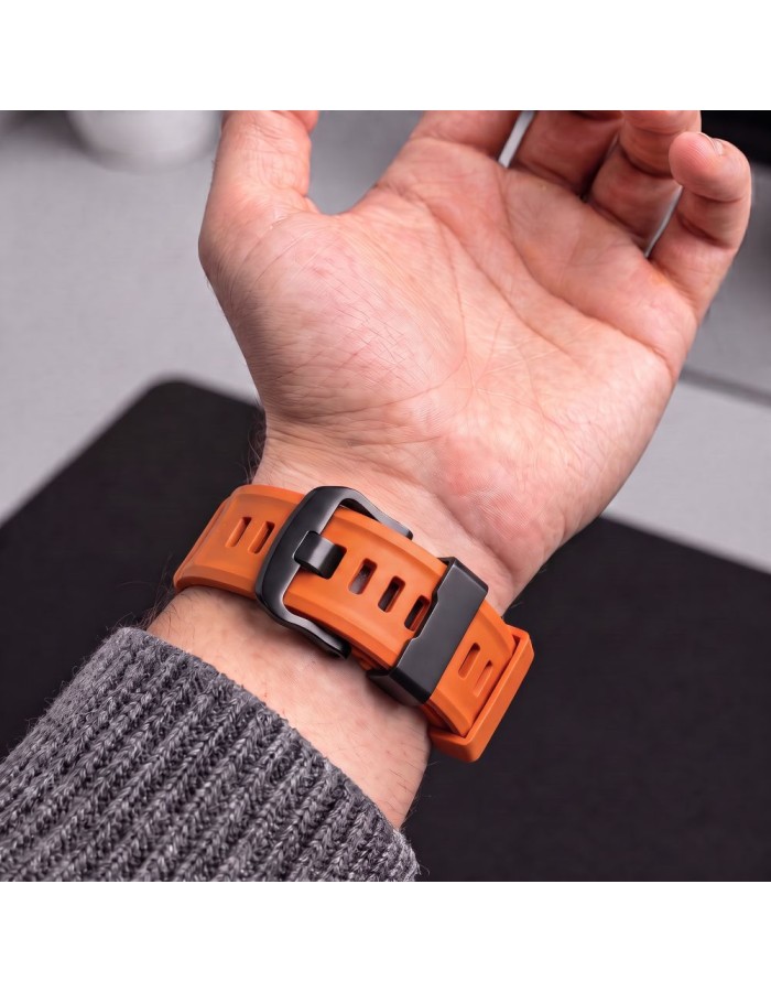 Tech-Protect Motion Band for Garmin Fenix 5X / 5X Plus / 6X / 6X Pro / 7X / 8 / 8 Pro / 9 / 9 Pro (47 mm) - orange