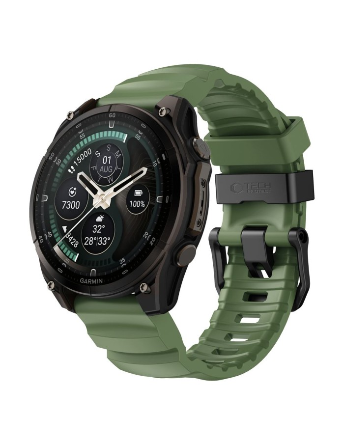 Tech-Protect Motion Band for Garmin Fenix 5X / 5X Plus / 6X / 6X Pro / 7X / 8 / 8 Pro / 9 / 9 Pro (47 mm) - green Tech-Protect Motion Band for Garmin Fenix 5X / 5X Plus / 6X / 6X Pro / 7X / 8 / 8 Pro / 9 / 9 Pro (47 mm) - green