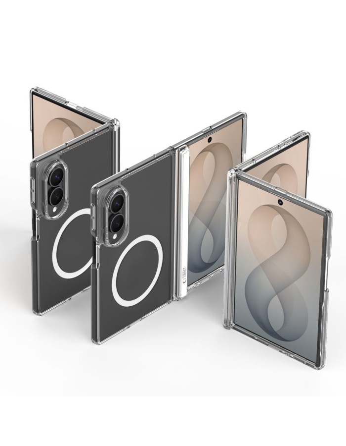 Tech-Protect MagPeak MagSafe Case for Samsung Galaxy Z Fold 8 - clear