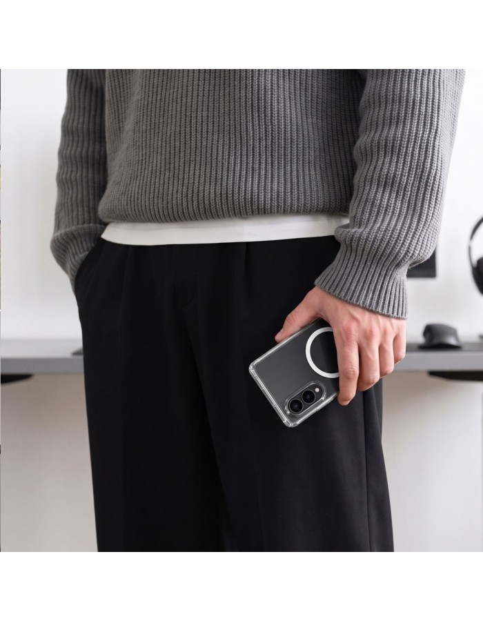 Tech-Protect MagPeak MagSafe Case for Samsung Galaxy Z Fold 8 - clear