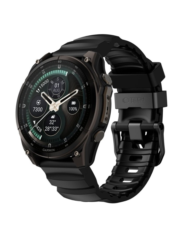 Tech-Protect Motion Band for Garmin Fenix 5X / 5X Plus / 6X / 6X Pro / 7X / 8 / 8 Pro / 9 / 9 Pro (51 mm) - black Tech-Protect Motion Band for Garmin Fenix 5X / 5X Plus / 6X / 6X Pro / 7X / 8 / 8 Pro / 9 / 9 Pro (51 mm) - black