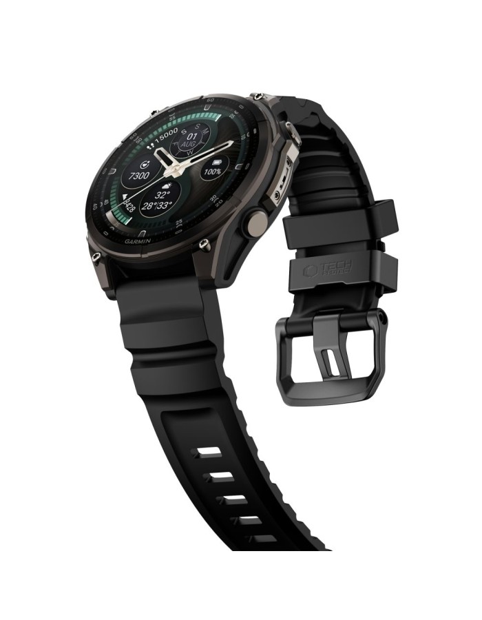Tech-Protect Motion Band for Garmin Fenix 5X / 5X Plus / 6X / 6X Pro / 7X / 8 / 8 Pro / 9 / 9 Pro (51 mm) - black Tech-Protect Motion Band for Garmin Fenix 5X / 5X Plus / 6X / 6X Pro / 7X / 8 / 8 Pro / 9 / 9 Pro (51 mm) - black