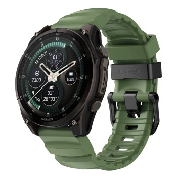 Tech-Protect Motion Band for Garmin Fenix 5X / 5X Plus / 6X / 6X Pro / 7X / 8 / 8 Pro / 9 / 9 Pro (51 mm) - green
