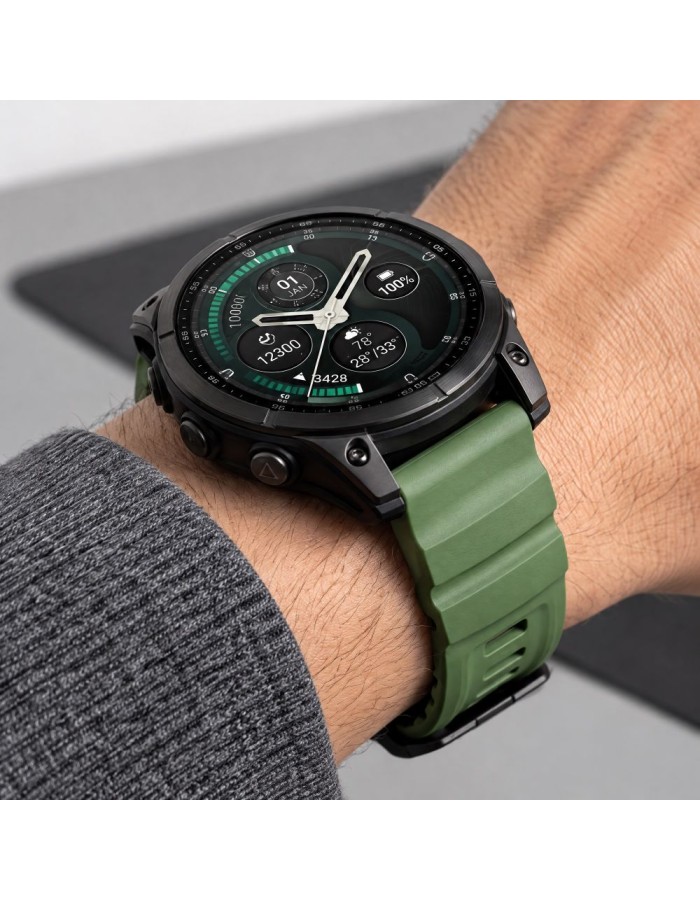 Tech-Protect Motion Band for Garmin Fenix 5X / 5X Plus / 6X / 6X Pro / 7X / 8 / 8 Pro / 9 / 9 Pro (51 mm) - green Tech-Protect Motion Band for Garmin Fenix 5X / 5X Plus / 6X / 6X Pro / 7X / 8 / 8 Pro / 9 / 9 Pro (51 mm) - green