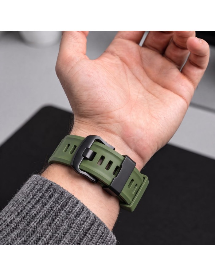 Tech-Protect Motion Band for Garmin Fenix 5X / 5X Plus / 6X / 6X Pro / 7X / 8 / 8 Pro / 9 / 9 Pro (51 mm) - green Tech-Protect Motion Band for Garmin Fenix 5X / 5X Plus / 6X / 6X Pro / 7X / 8 / 8 Pro / 9 / 9 Pro (51 mm) - green