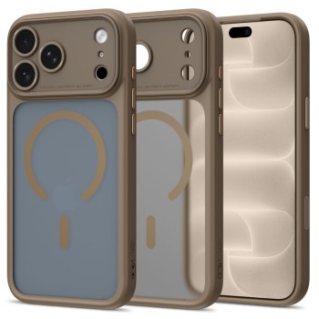 Tech-Protect MagPeak MagSafe CC Case for iPhone 18 Pro Max / 17 Pro Max - Matte Beige