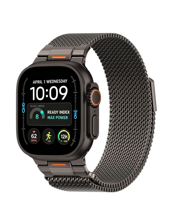 Tech-Protect Milano Vanguard Band for Apple Watch 44 / 45 / 46 / 49 mm - grey Tech-Protect Milano Vanguard Band for Apple Watch 44 / 45 / 46 / 49 mm - grey