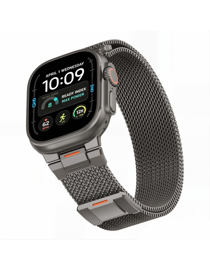 Tech-Protect Milano Vanguard Band for Apple Watch 44 / 45 / 46 / 49 mm - grey Tech-Protect Milano Vanguard Band for Apple Watch 44 / 45 / 46 / 49 mm - grey