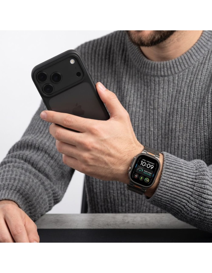 Tech-Protect Milano Vanguard Band for Apple Watch 44 / 45 / 46 / 49 mm - grey Tech-Protect Milano Vanguard Band for Apple Watch 44 / 45 / 46 / 49 mm - grey