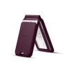 Tech-Protect MagWallet Stand MagSafe Magnetic Phone Wallet - Burgundy Tech-Protect MagWallet Stand MagSafe Magnetic Phone Wallet - Burgundy