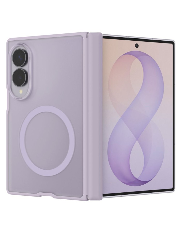 Spigen AirSkin Zero MagFit Case for Samsung Galaxy Z Fold 8 - light purple matte