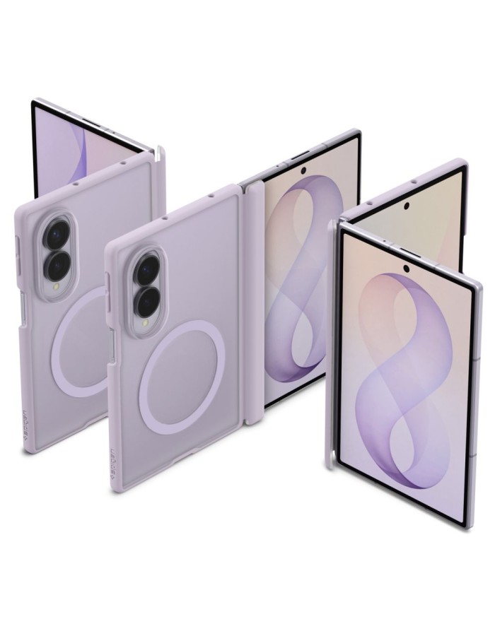 Spigen AirSkin Zero MagFit Case for Samsung Galaxy Z Fold 8 - light purple matte