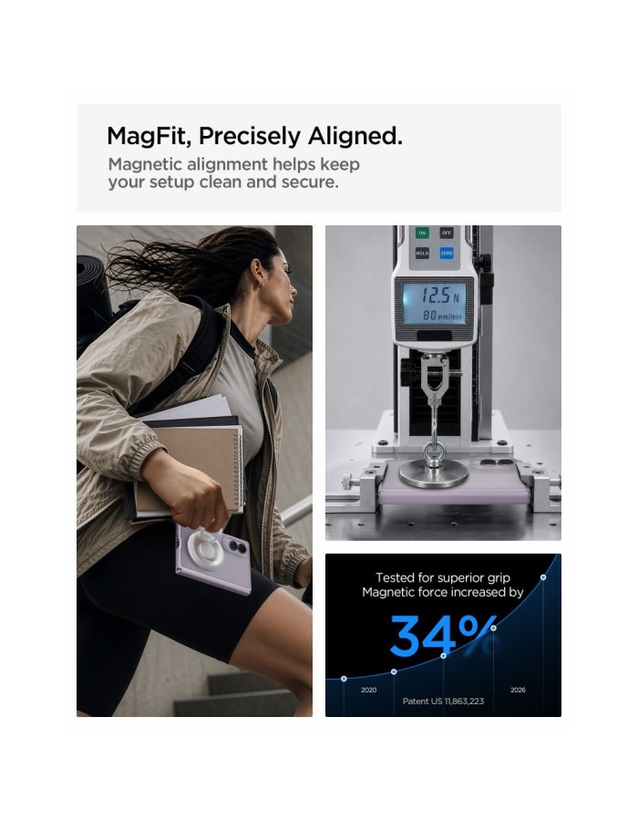 Spigen AirSkin Zero MagFit Case for Samsung Galaxy Z Fold 8 - light purple matte