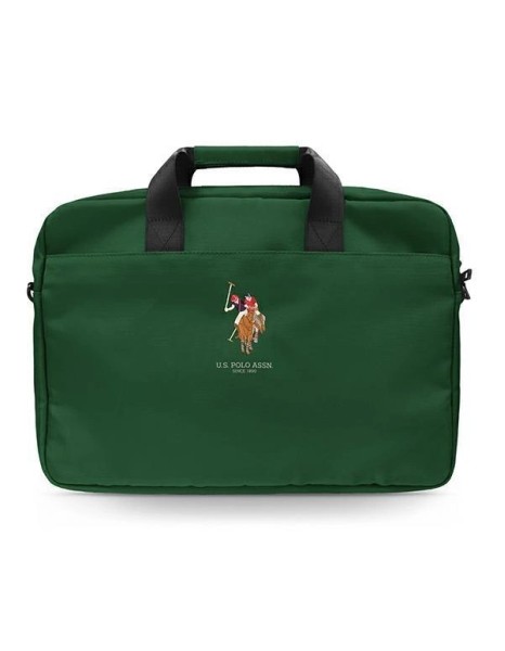 US Polo Assn. bag for a 16" laptop - green US Polo Assn. bag for a 16" laptop - green