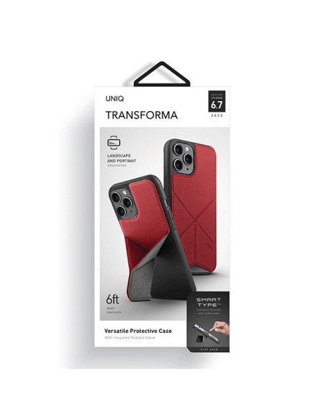 Uniq Transforma case for iPhone 12 Pro Max - red