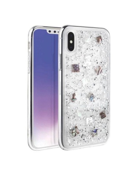 Uniq Lumence Clear case for iPhone Xs Max - silver Uniq Lumence Clear case for iPhone Xs Max - silver